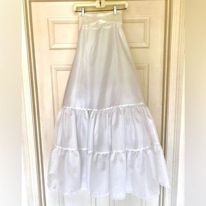 A-line wedding dress slip